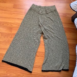 Zara knit palazzo pants
